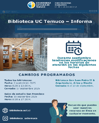 Horarios De Septiembre 2025