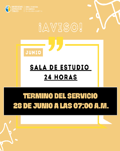 Sala de estudios 24 horas 2025