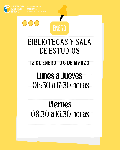 Horarios Enero 2026